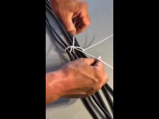 this is a very good trick that is associated with zip ties. this way you can easily organize your cables